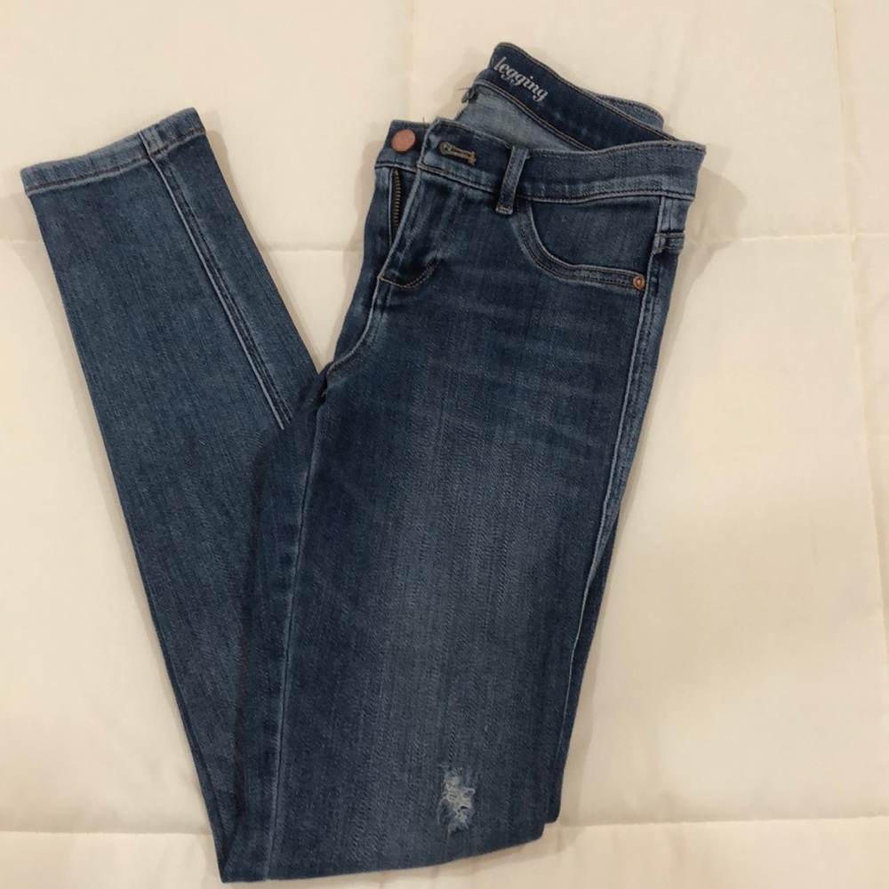 NY&CO Skinny Jean Jegging Legging - Size 4
